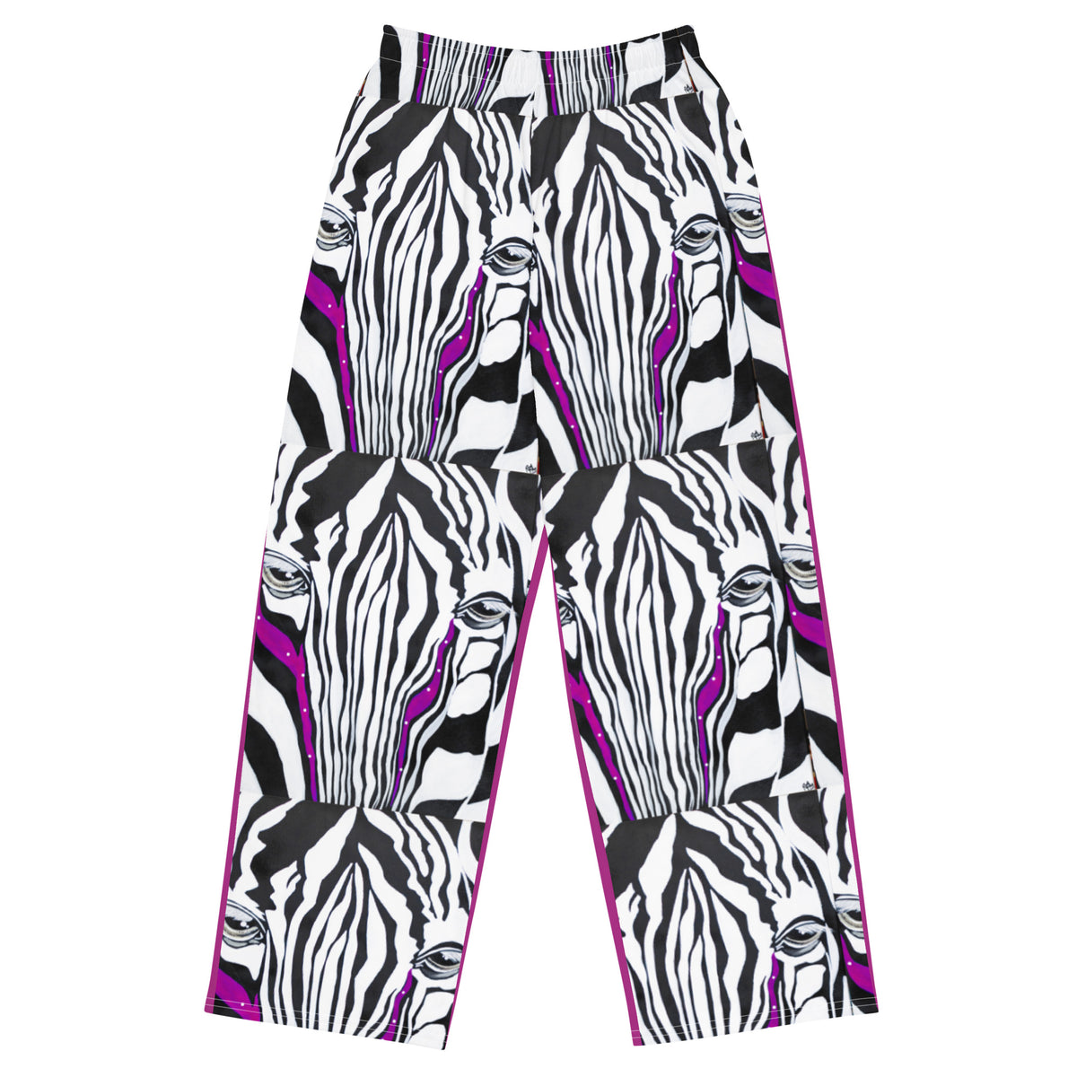 All-over print unisex wide-leg pants