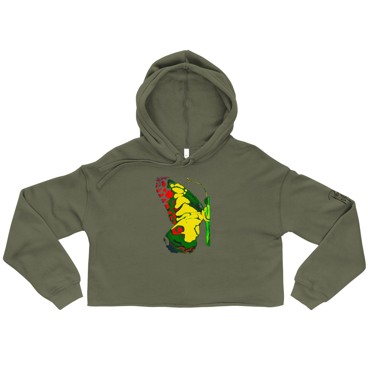 Butta Fly Crop Hoodie
